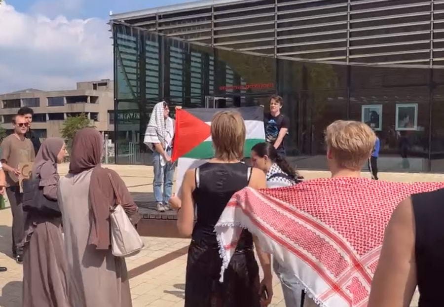 Erasmus Universiteit nationale walk-out voor Palestina