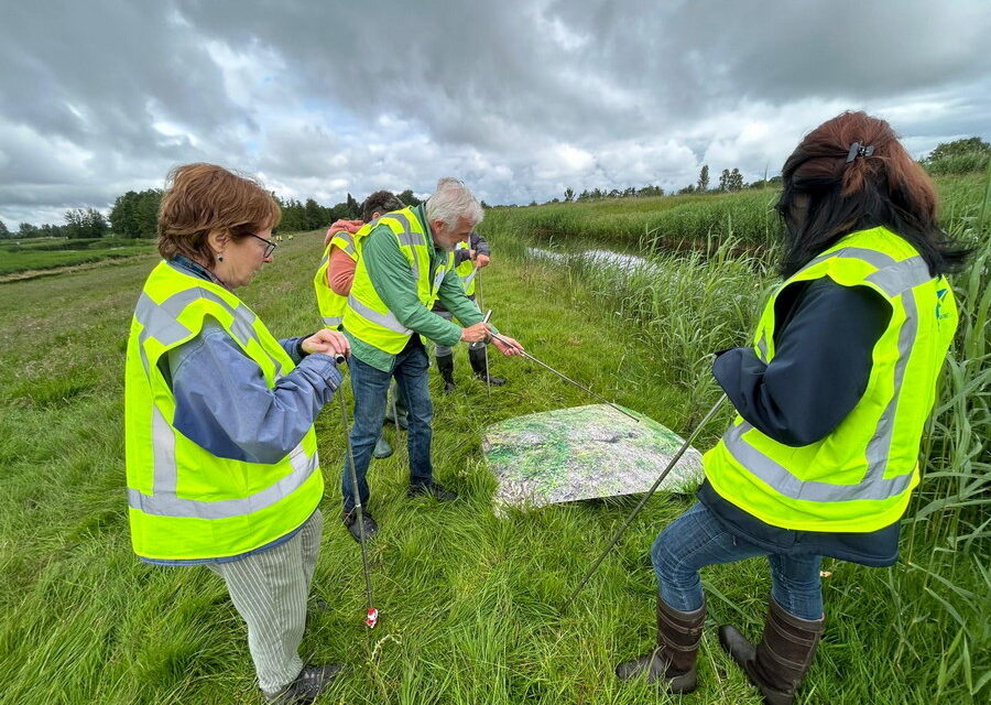 Eenmaal op de dijk lijkt de oefening geen oefening meer