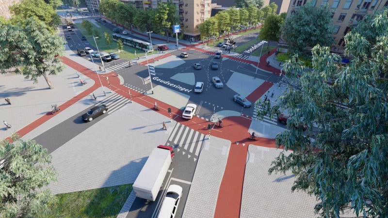 Goudsesingel op de schop
