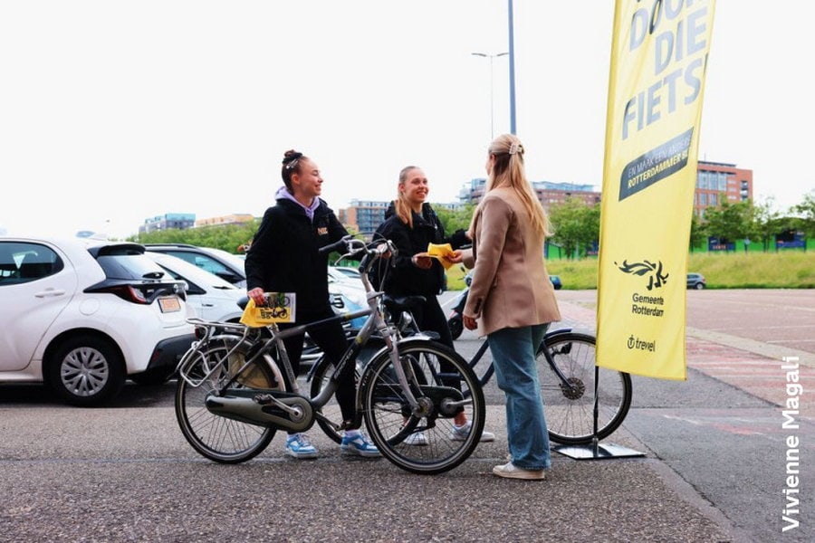 Geef door die fiets