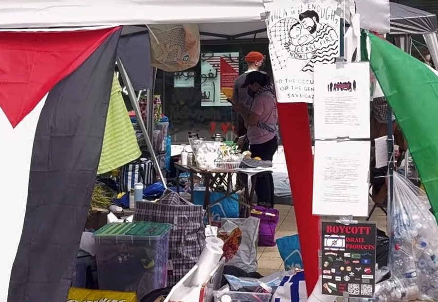 Pro-Palestina protest moet plaatsmaken voor ‘wellbeing’ festival’