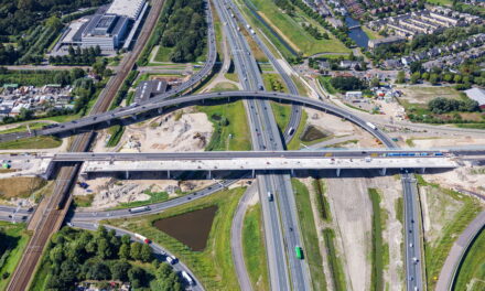 Viaduct over Terbregseplein voltooid; bestaande A16 en A16 Rotterdam verbonden