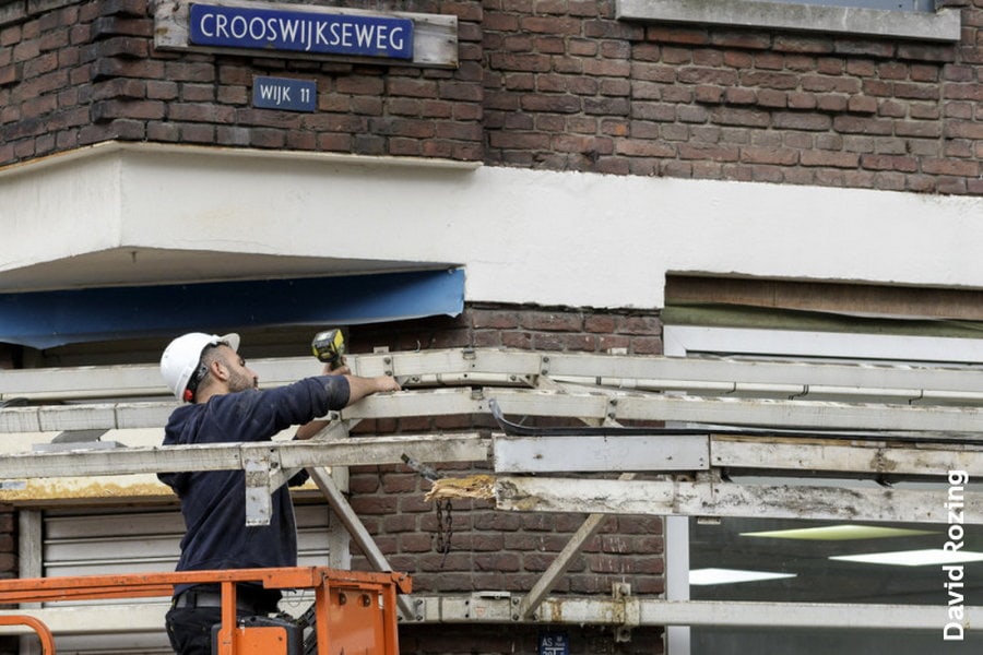 Crooswijkseweg: ‘Kijk, het is meteen een stuk lichter’