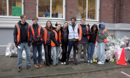 Schoonmaakactie leerlingen Rudolf Steiner College