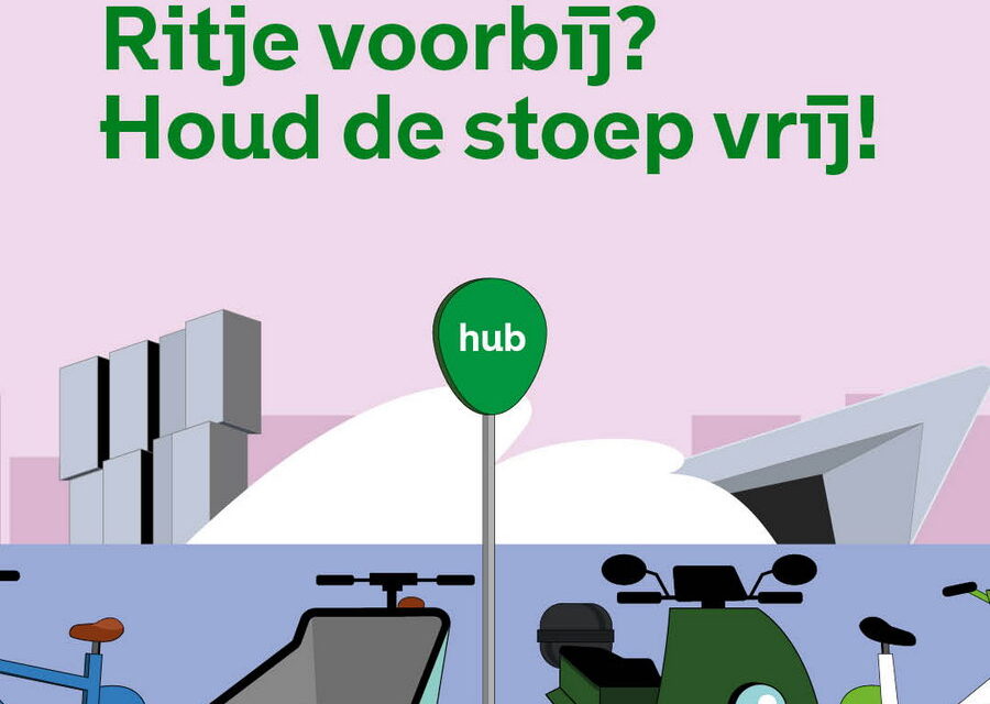 Rotterdam treedt op tegen foutgeparkeerde deelscooters en -fietsen