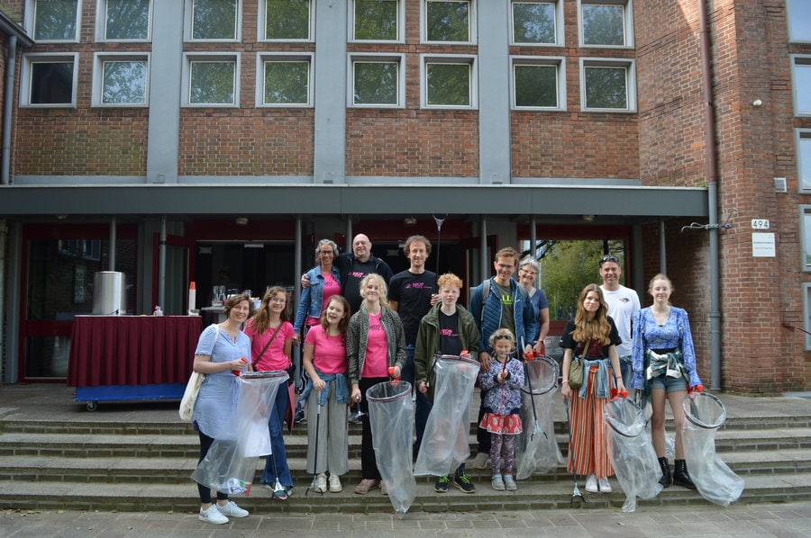 Brood en Vis aan de Kralingse Plas & Zwerfafval opruimen