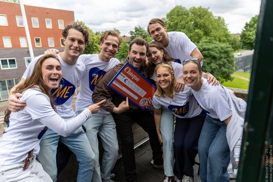 Recordopbrengst bij RunWithMe-loop voor onderzoek naar hersenvliesontsteking