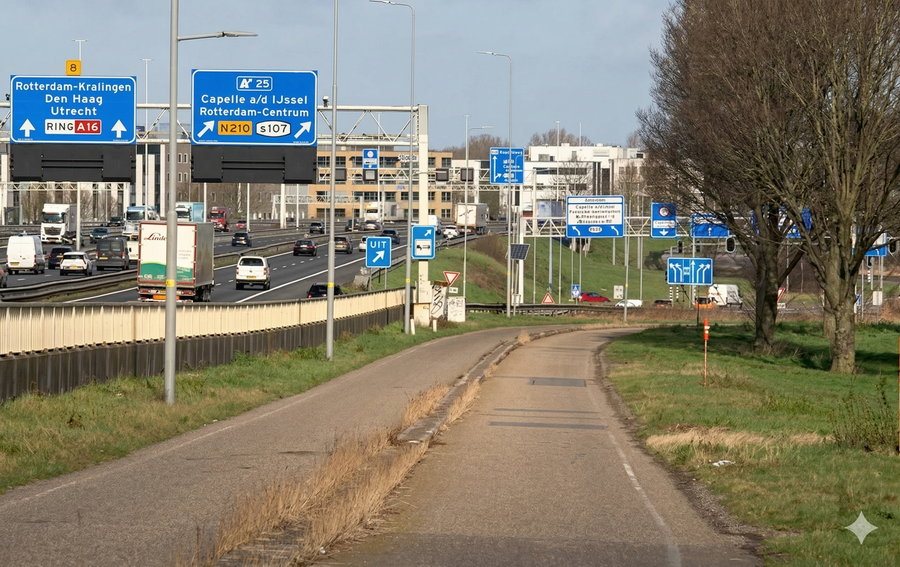 Twee scooterrijders mogelijk getuige van dodelijk ongeval op Van Brienenoordbrug